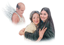 Load image into Gallery viewer, Color Portrait with Angel Wings