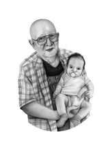 Load image into Gallery viewer, Black & White Portrait