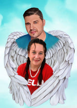 Load image into Gallery viewer, Color Portrait with Angel Wings