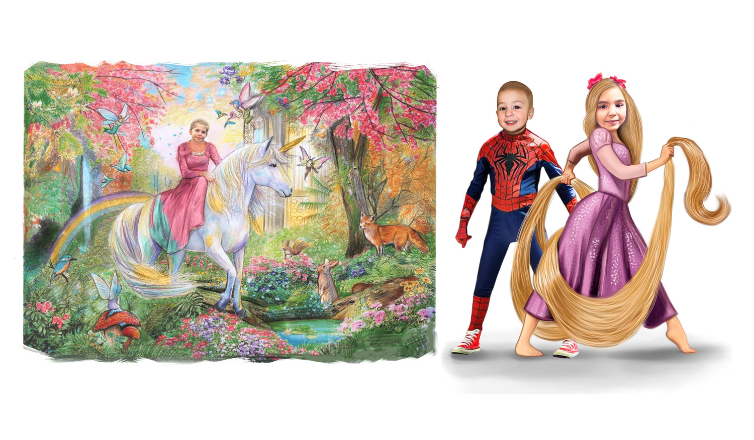 4. A drawing as a character